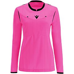 Maglia Arbitro Calcio Macron STEPHANIE REFEREE WOMAN Manica Lunga