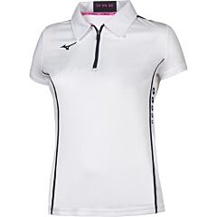 Polo Tennis/Padel Mizuno HEX RECT ZIP POLO WOMAN Manica Corta