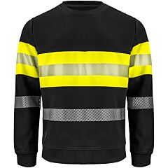 Felpa Projob HI-VIS ROUNDNECK EN ISO 20471 - CLASSE 1 - 6129