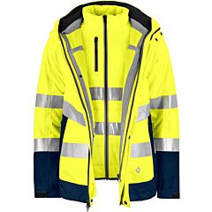 Giacca Projob HI-VIS 3-IN-1 EN ISO 20471 - CLASSE 3/2 - 6445