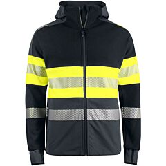 Felpa Projob HI-VIS CAPPUCCIO FULL ZIP EN ISO 20471 - CLASSE 1 - 6122