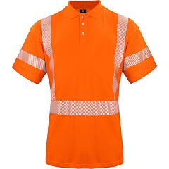 Polo Projob HI-VIS PIQUET EN ISO 2071 - CLASSE 3/2 - 6015 Manica Corta