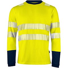 T-Shirt Projob HI-VIS EN ISO 20471 - CLASSE 3/2 - 6014 Manica Lunga